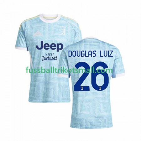 Fußballtrikots Juventus Douglas Luiz 26 2025-2026 Kurzarm Auswärts-trikot kaufen